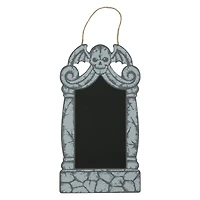 chalkboard tombstone halloween decor 7.7in x 14in