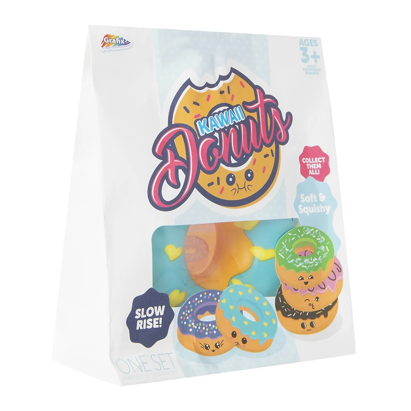 grafix® kawaii donut slow rise squish toy
