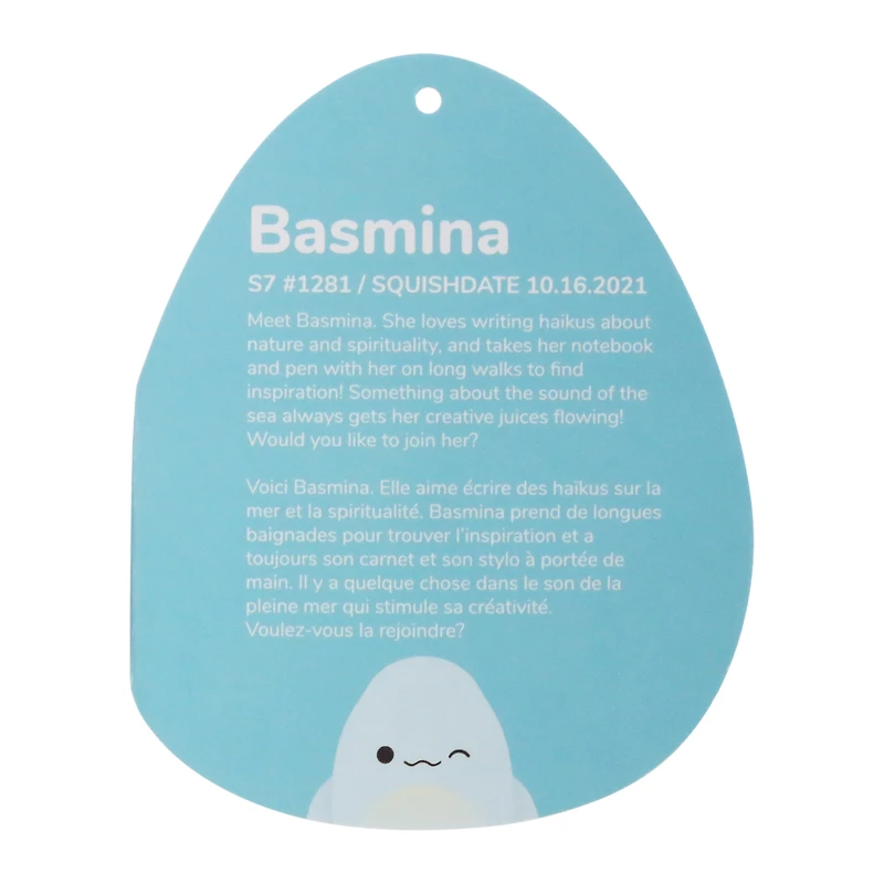 five below squishmallows™ basmina the beluga whale 7.5in