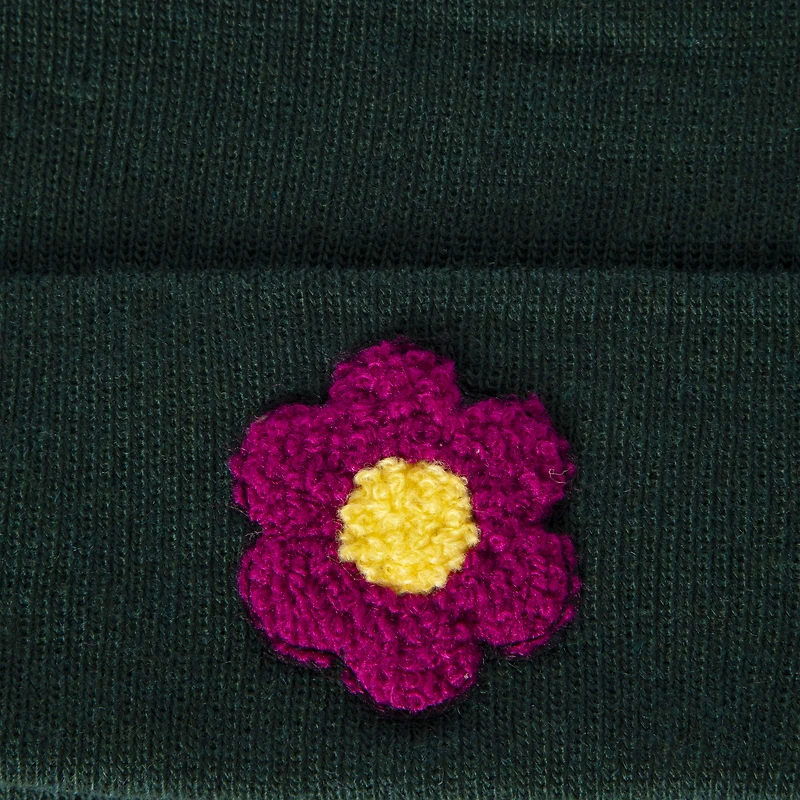 chenille patch beanie
