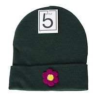 chenille patch beanie