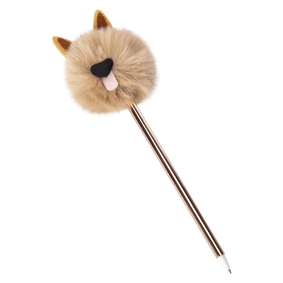 pom-pom animal novelty pen