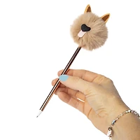 pom-pom animal novelty pen