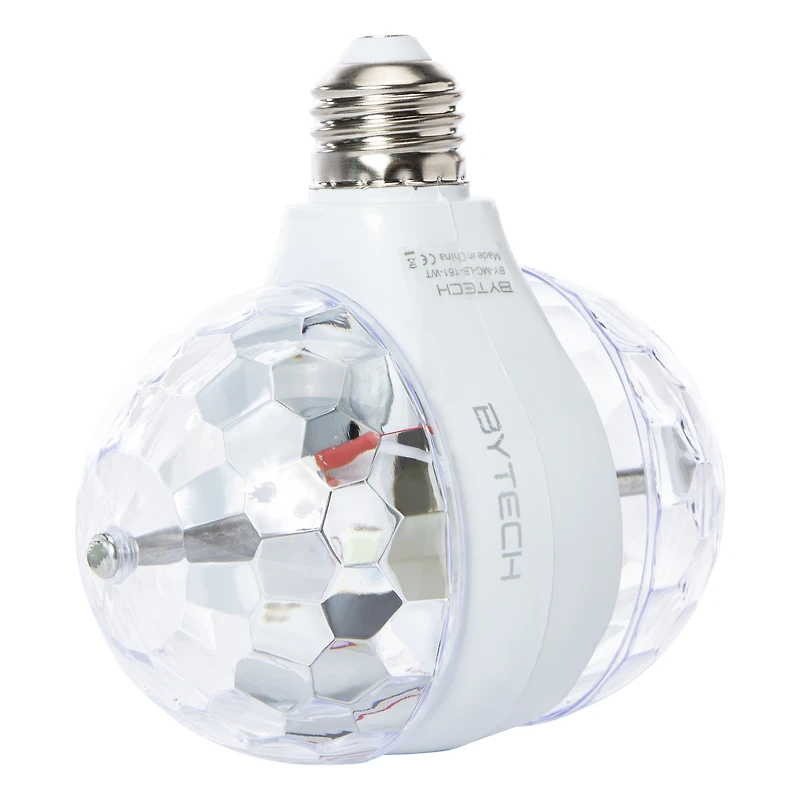 double-sided rotating disco bulb