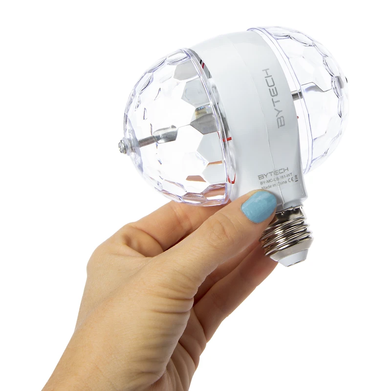 double-sided rotating disco bulb