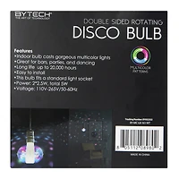 double-sided rotating disco bulb