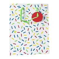 stars, stripes, confetti medium gift bag 9in x 7in
