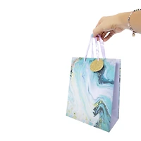 marble medium gift bag 9in x 7in