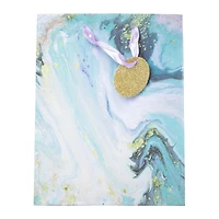 marble medium gift bag 9in x 7in