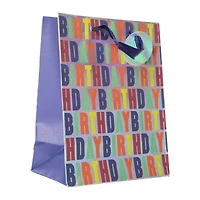 birthday medium gift bag 9in x 7in