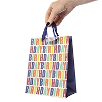 birthday medium gift bag 9in x 7in