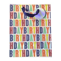 birthday medium gift bag 9in x 7in