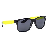 Mens Contrast Wayfarer Sunglasses - Yellow