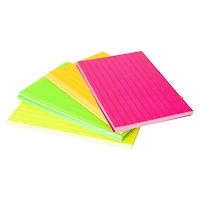 neon ruled 3 x 5 index cards 100-count