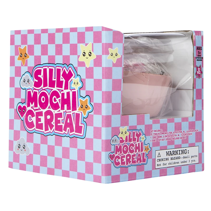 silly mochi cereal 14-piece toy set