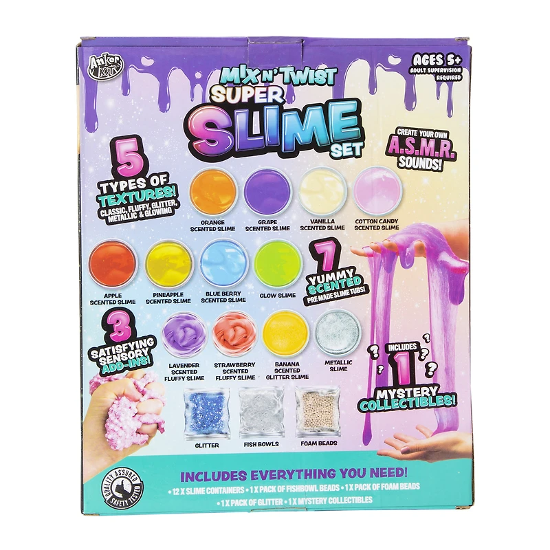 mix n' twist super slime set 12-count