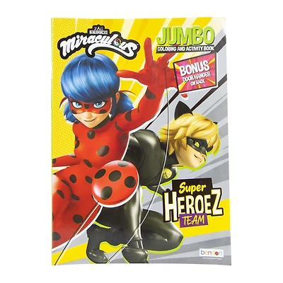 miraculous: tales of ladybug & cat noir™ jumbo coloring & activity book