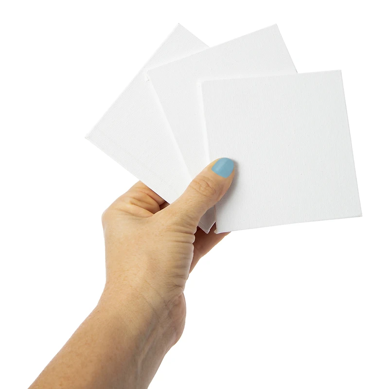 3-pack canvas panels 4in x 4in