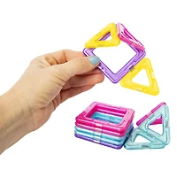 glitter magnebuilds magnetic building blocks 12-pieces