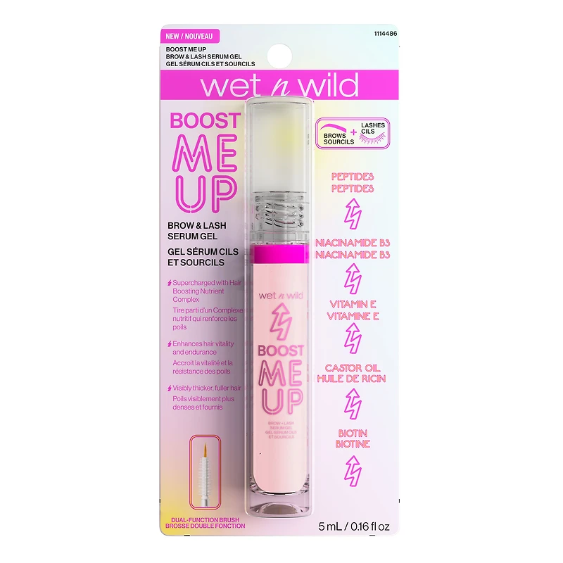 wet n' wild® boost me up brow & lash serum gel 0.07oz