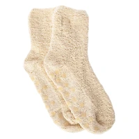 Ladies infused Fuzzy Lounge Socks - Shea Butter