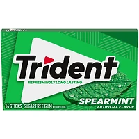 trident® spearmint sugar-free gum - 14 sticks