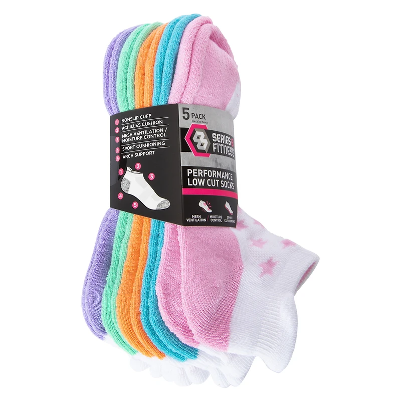 5-pack series 8 fitness™ ladies low-cut performance socks