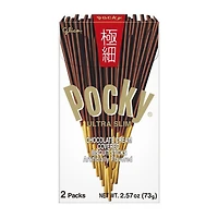 pocky® ultra slim chocolate cream covered biscuit sticks 2-pack