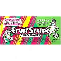 fruit stripe® five flavor gum - 17 sticks