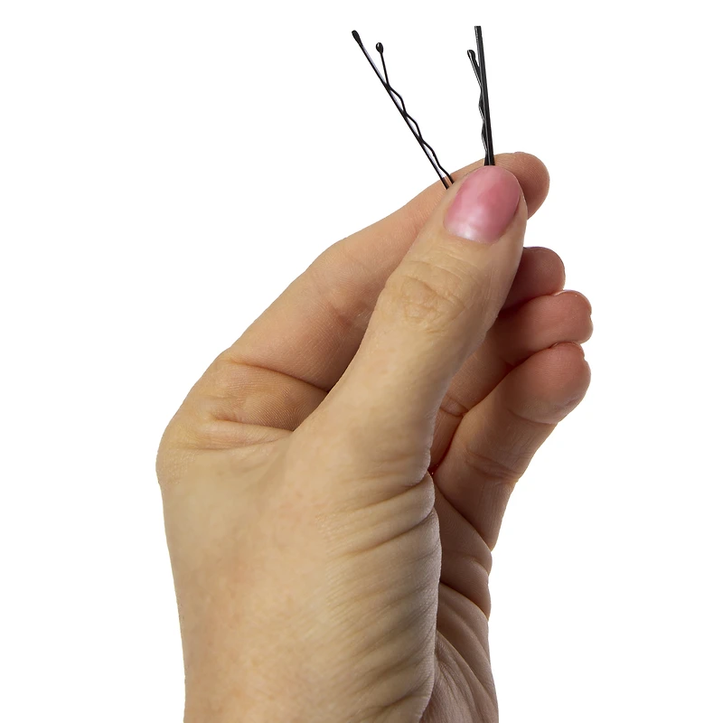 black bobby pins, 100-count