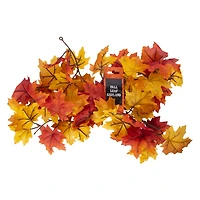 5ft fall leaf garland