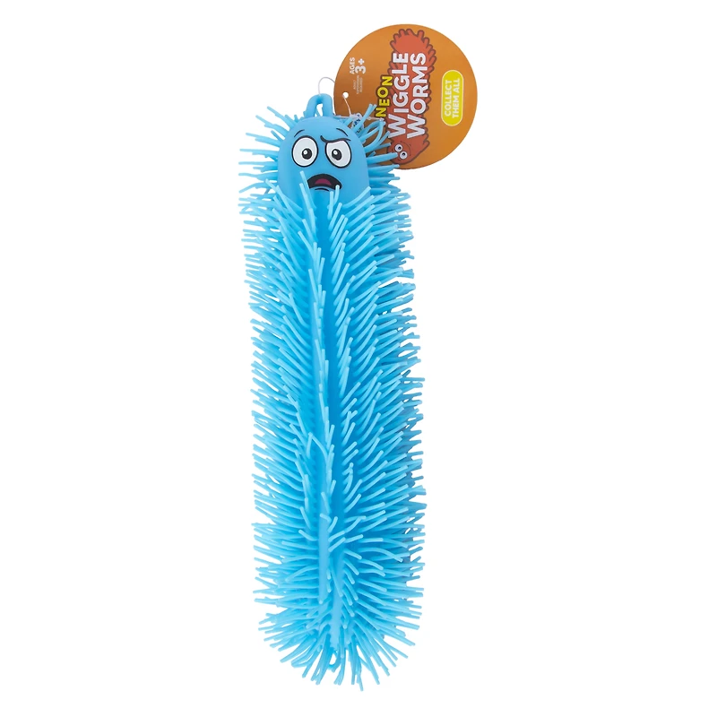 puffer wiggle worm sensory toy 13in