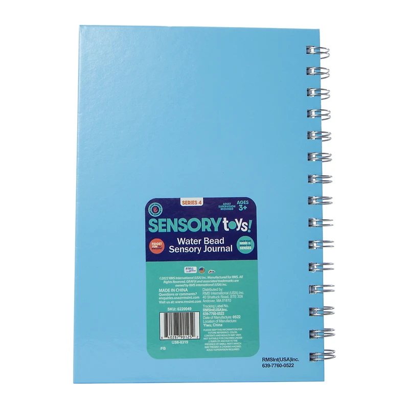 sensory mat spiral bound journal 8in x 6in