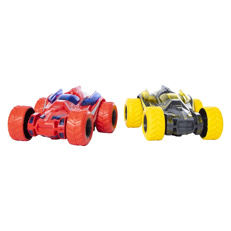 tumbling stunt truck toy 2-piece set