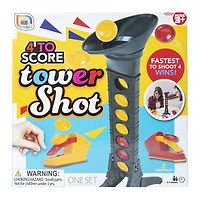 4 to score tower shot game