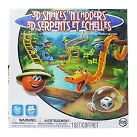 3D snakes & ladders™ family board game