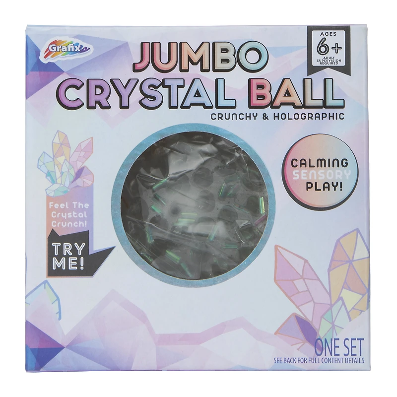 grafix® jumbo crystal ball sensory fidget toy