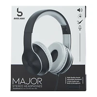 duotone wired stereo headphones with microphone