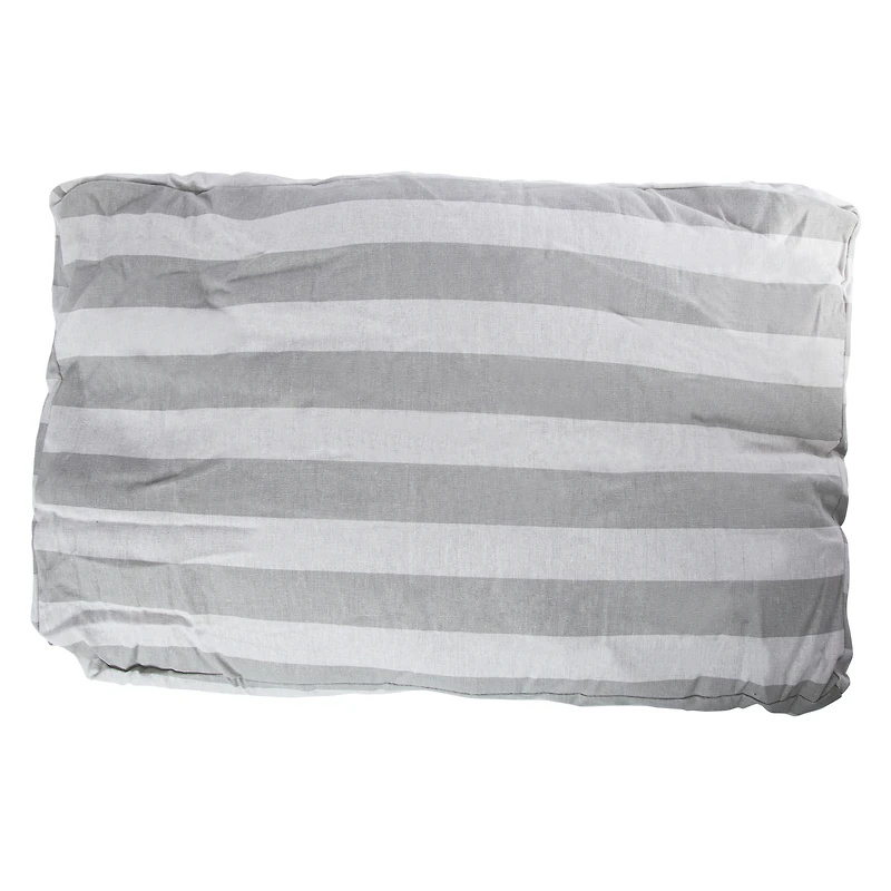striped gusset pet bed 30in x 20in