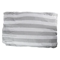 striped gusset pet bed 30in x 20in