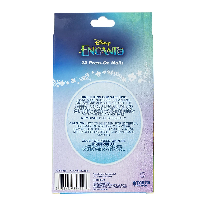 Disney Encanto press-on nails 24-count