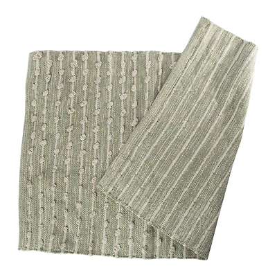 cotton woven knot rug 24in x 36in