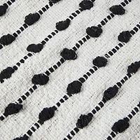 cotton woven knot rug 24in x 36in