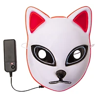 LED halloween mask 9.7in x 7.3in