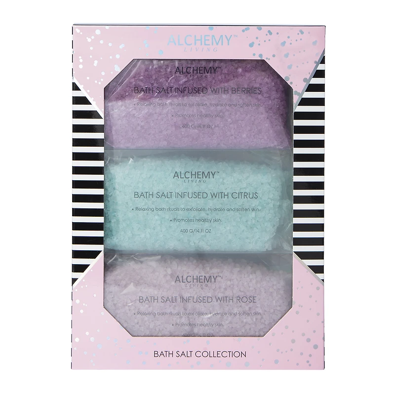bath salt collection set 3-piece