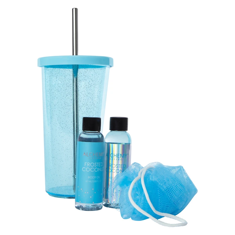 Tumbler & Bath Treats Gift Set
