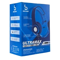 ultramax aux-in headphones w/ built-in mic