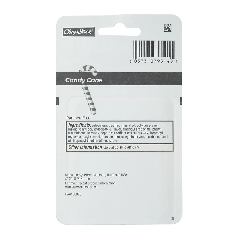 3-pack chapstick® limited edition candy cane lip balms