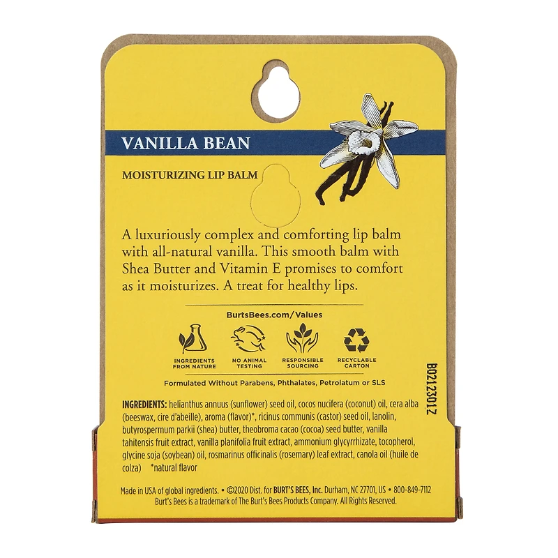 burt's bees® limited edition vanilla bean lip balm 0.15oz
