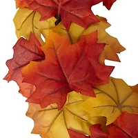 fall leaves wreath 18in